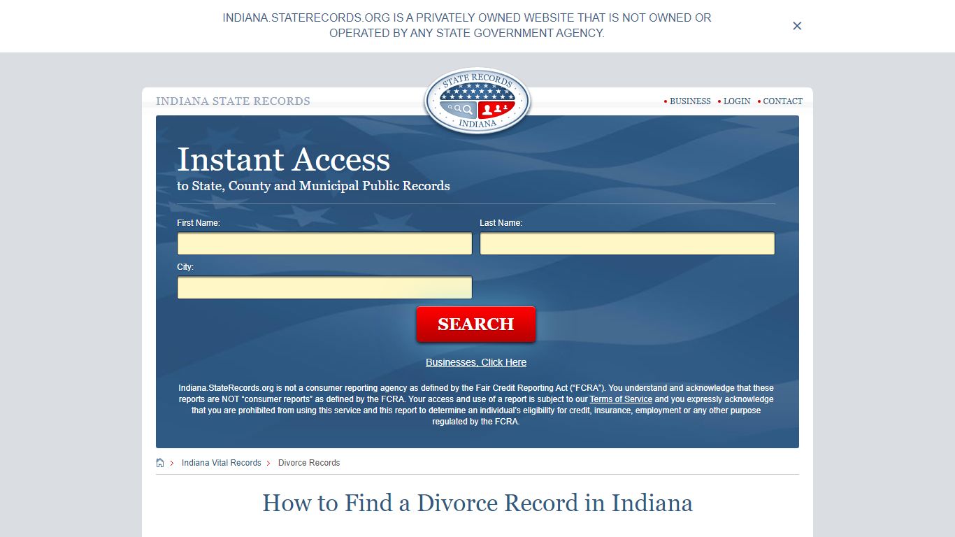 How to Find a Divorce Record in Indiana